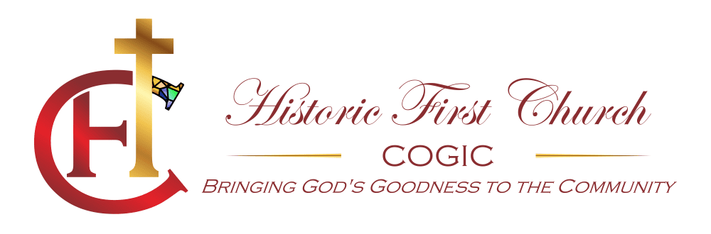 A logo for historic first congregational church.