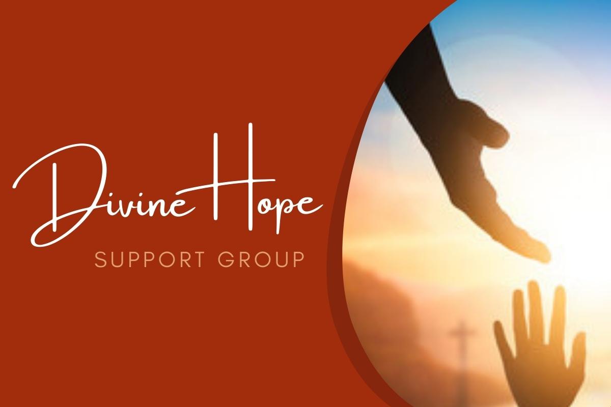 A picture of the divine hope support group logo.